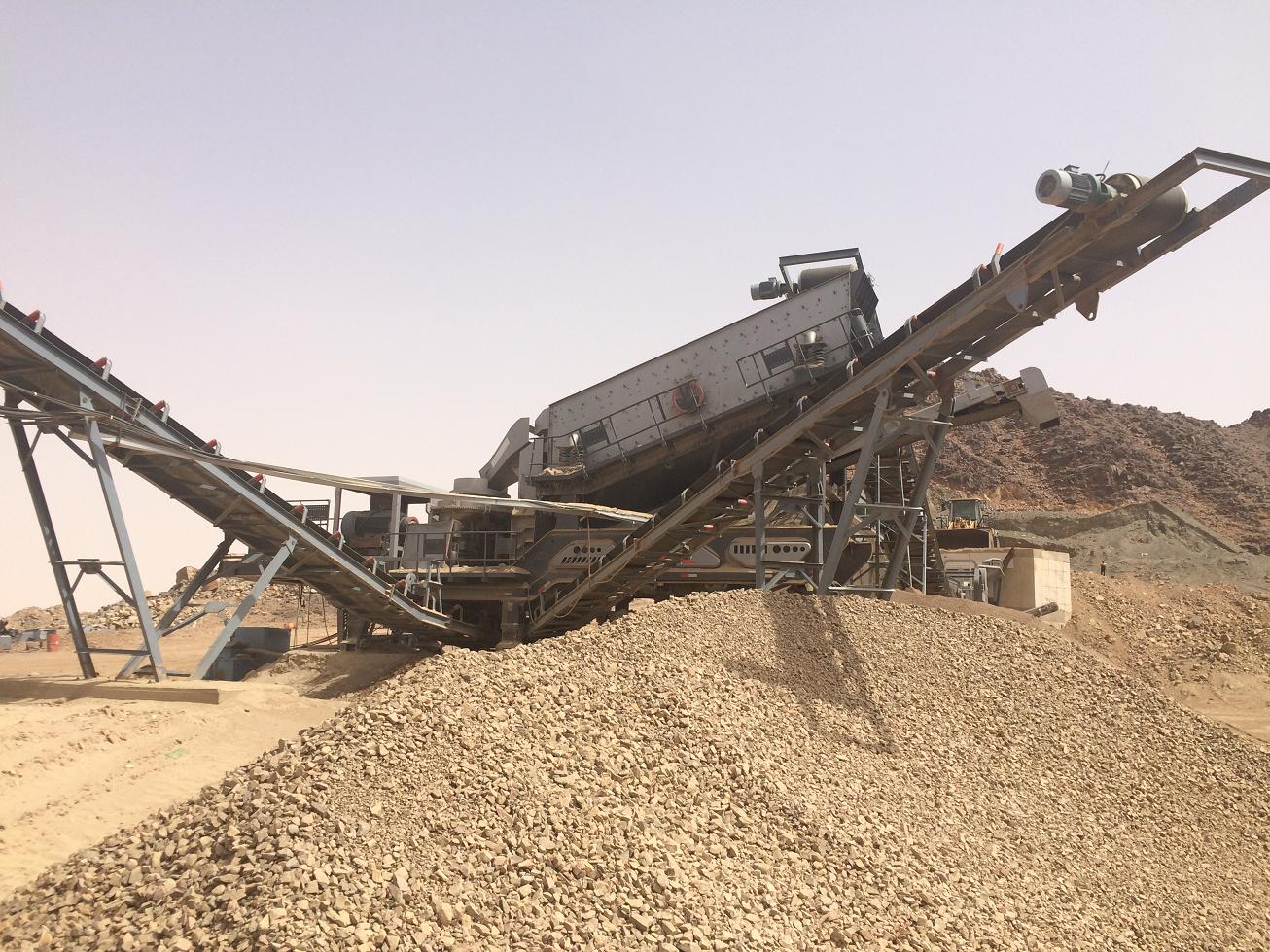 Saudi Arabia 600TPH Granite Crushing Line